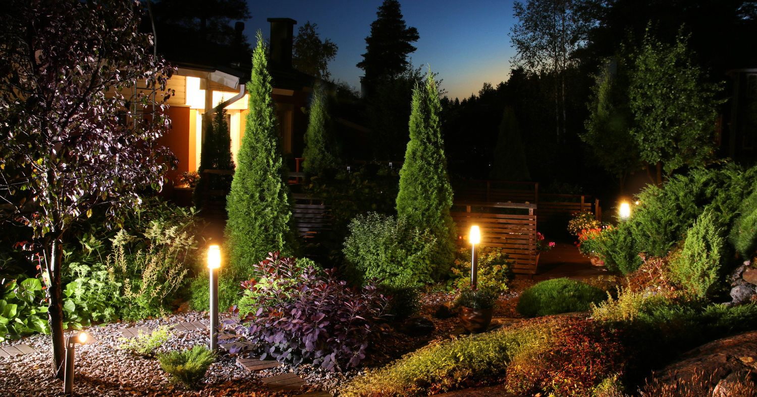 LED osvětlení zahrady