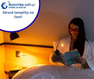 📖 Čtěte bez únavy očí! LED lampička s klipem bez modré složky světla (amber) – ideální pro večerní čtení i noční práci....