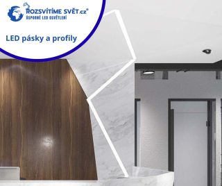 💡 Dodejte světlo každému detailu! LED pásky a hliníkové profily pro moderní osvětlení vašeho interiéru – kuchyně, obýváku...
